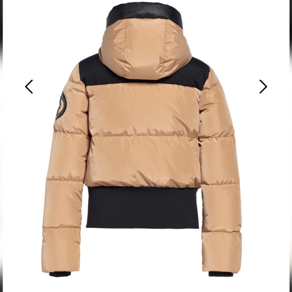 Goldbergh Reese Puffer Ski Jacket in  Latte - Picture 6 of 16
